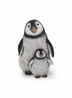 Vivid Arts Penguin Mother & Baby Playful Garden Ornament - 28cm Indoor or Outdoor