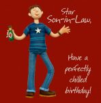 Birthday Card - Star Son-in-Law - Male Funny One Lump Or Two