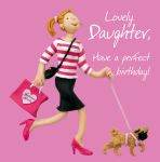 Birthday Card - Lovely Daughter - Female Funny One Lump Or Two