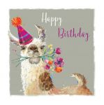 Birthday Card - Llama Fiesta - The Wildlife Ling Design
