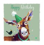 Birthday Card - Donkey Farmyard Friend - The Wildlife Ling Design