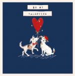 Valentine's Day Card - Be My Valentine Scruffy Dog - Wilf & Alfie - Ling Design
