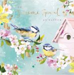 Easter Card - Someone Special - Blue Tits Bird - Ling Design