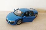 Audi R8 V10 Blue Die Cast Scale 1:38 Model Car
