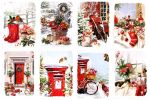 Christmas Card Pack - 8 Cards 8 Designs - Xmas at Home - Ling Design