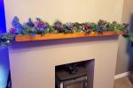 Christmas LED Robin Mixed Pine & Berry Garland 180cm - Artificial - Sage Decor
