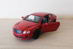 Bentley Continental Supersports Red Burgundy Die Cast Scale Model Car 1:38