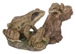 Frog & Baby Playful - Lifelike Garden Ornament - Indoor or Outdoor - Real Life