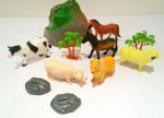 Farm Animals in a Tub - 11 Figures