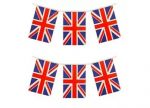 Union Jack Rayon Rectangle Bunting Large Flags 20ft 6 Meters Long