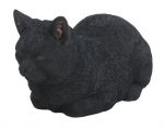 Black Cat Dreaming - Lifelike Garden Ornament - Indoor or Outdoor - Real Life