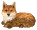 Fox - Resting - Lifelike Garden Ornament - Indoor or Outdoor - Real Life Vivid Arts
