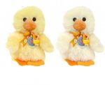 Easter Chick Plush 4.5" With Sound - Novelty - 2 Colours