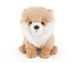 Pomeranian Dog Plush Soft Toy - Sitting - 20cm - Living Nature