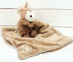 Brown Haffie Pony Plush Baby Soother Comforter - Jomanda