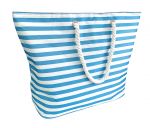 Beach Cooler Bag Extra Large - Blue & White Stripes