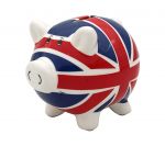 Union Jack British Pig Piggy Bank Money Box