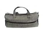 Lockland Herringbone Grey Knitting Storage Bag - Korbond