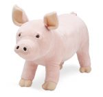 Lifelike Lifesize Farm Pig Plush Soft Toy - Melissa & Doug