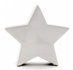 White Retro Porcelain Star 10cm
