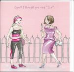 Birthday Card - Friend - Gym Not Gin - Angie Thomas