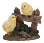 Playful Easter Chicks - Lifelike Garden Ornament - Indoor or Outdoor - Real Life