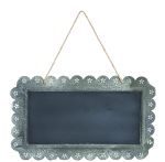 Vintage Style Metal Chalkboard