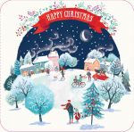 Luxury Christmas Card - Christmas Park - Snowy Xmas Ling Design
