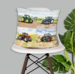Tractor Modern Farm Cushion - 43cm - Lesser & Pavey