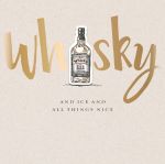 Birthday Card - Whiskey - 3D Hooray Ling Design
