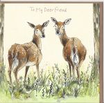 Birthday Card - To My Deer Friend - Gracie Tapner