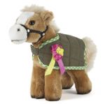 Horse in Rug Rosette Plush Soft Toy - 23cm - Living Nature