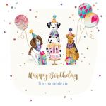 Birthday Card - Dogs - Celebrate - 3D Foiled - Talking Pictures