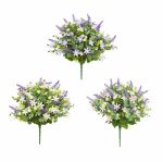 Daisy Lavender Blossom Bunch Bouquet Artificial - 3 Colours - Sincere