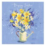 Easter Card - Pack of 5 - Happy Easter - Daffodil Watering Can - Ling Design