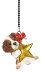 Vivid Arts Hanging Mini Star King Charles Spaniel Puppy Dog Ornament - Indoor or Outdoor