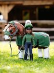 Lemieux Toy Pony Maya & Flash Set Hunter Green Show Rug & Headcollar