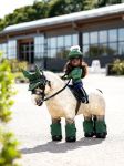Lemieux Toy Pony Maya & Dream Set Hunter Green Pad Hood Bandages Black Saddle Bridle