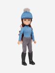 Lemieux Toy Rider Olivia Figure - Ice Blue Outfit - Toy Pony Horse Rider