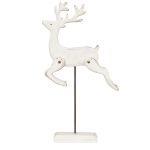 Leaping Stag Wooden Standing Decoration 