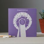 Congratulations Card - Well Done You! - Rosette Equestrian