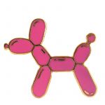 Balloon Dog Balloonies Pink Design Enamel Pin Badge 