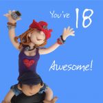 18th Female Birthday Card - Awesome One Lump Or Two