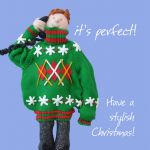 Christmas Card - Christmas Jumper - Funny Humour One Lump Or Two