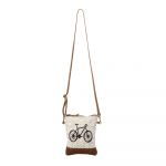 Bicycle Design Canvas Cross Body Bag