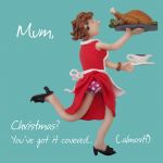 Christmas Card - Mum Christmas Covered - Funny Humour One Lump Or Two