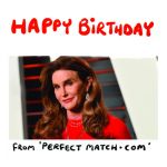 Birthday Card - Perfect Match.com - Adult Rude Funny - Something David 