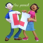 Congratulations Card - You Passed! Driving Test - Funny One Lump Or Two