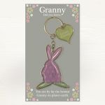 Lovely Granny Metal Keyring - Did you Know... - Ruffus Rabbit