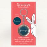 Greatest Grandpa Metal Keyring - Did you Know... - Ruffus Rabbit